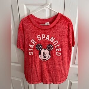 Disney Red Mickey Mouse Women’s T-Shirt